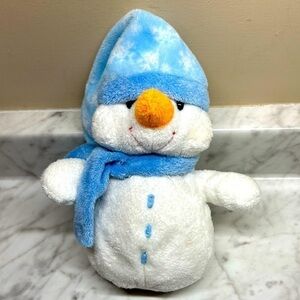 TY PLUFFIES 2004 WINDCHILL SNOWMAN CHRISTMAS STUFFED ANIMAL PLUSH TOY
